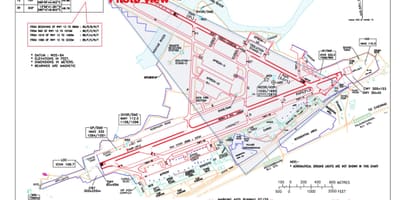 De internationale luchthaven van Chennai kaart